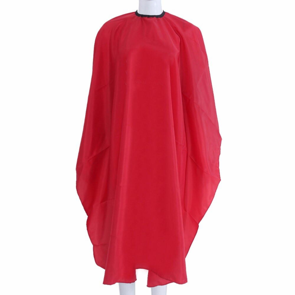 Tablier de coupe de cheveux unisexe, pour adulte, pour Salon de coiffure: Rouge