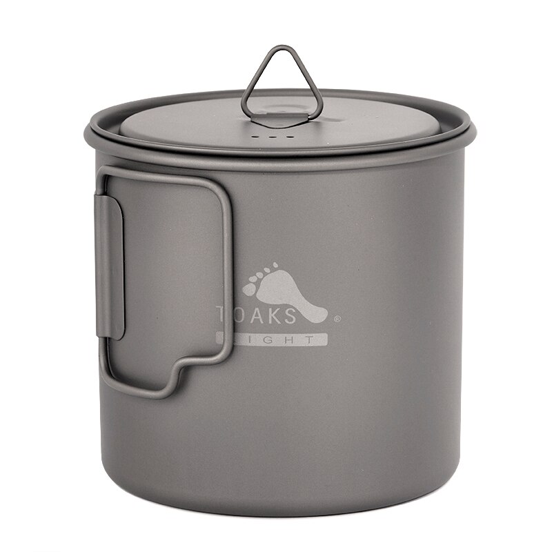TOAKS 650ML titane tasse Camping en plein air léger Pot pique-nique batterie de cuisine Set Pot ultra-léger: Default Title