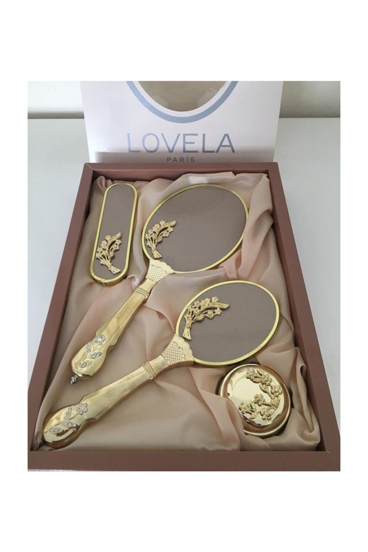 Lovela Mirror Comb Bridal Set 4 Piece