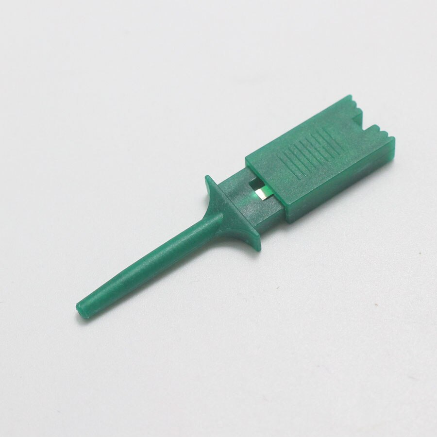 2pcs Test Hook Clamp with Pin for logic analyzer logic test red black yellow green blue white flat Connector
