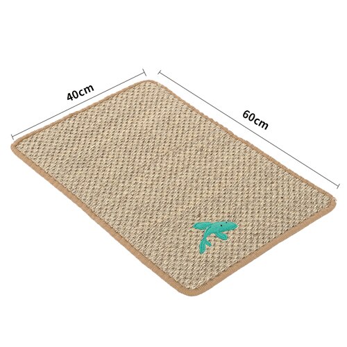 HOOPET Huisdier Kat Mat Krassen Pad Katten Plaat Klauwen slijtvaste Sofa Bescherming Tapijt: fish XL