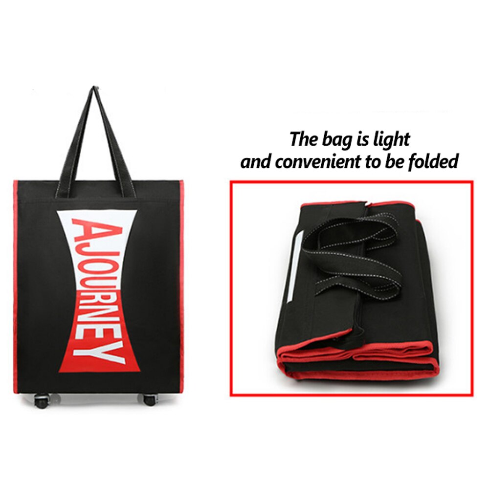Tragbare Reisetasche rollen Koffer Gepäck Luftfahrt Überprüft Tasche Handy, Mobiltelefon rollen Schulter Taschen Oxford Tuch Tasche Mit Rad