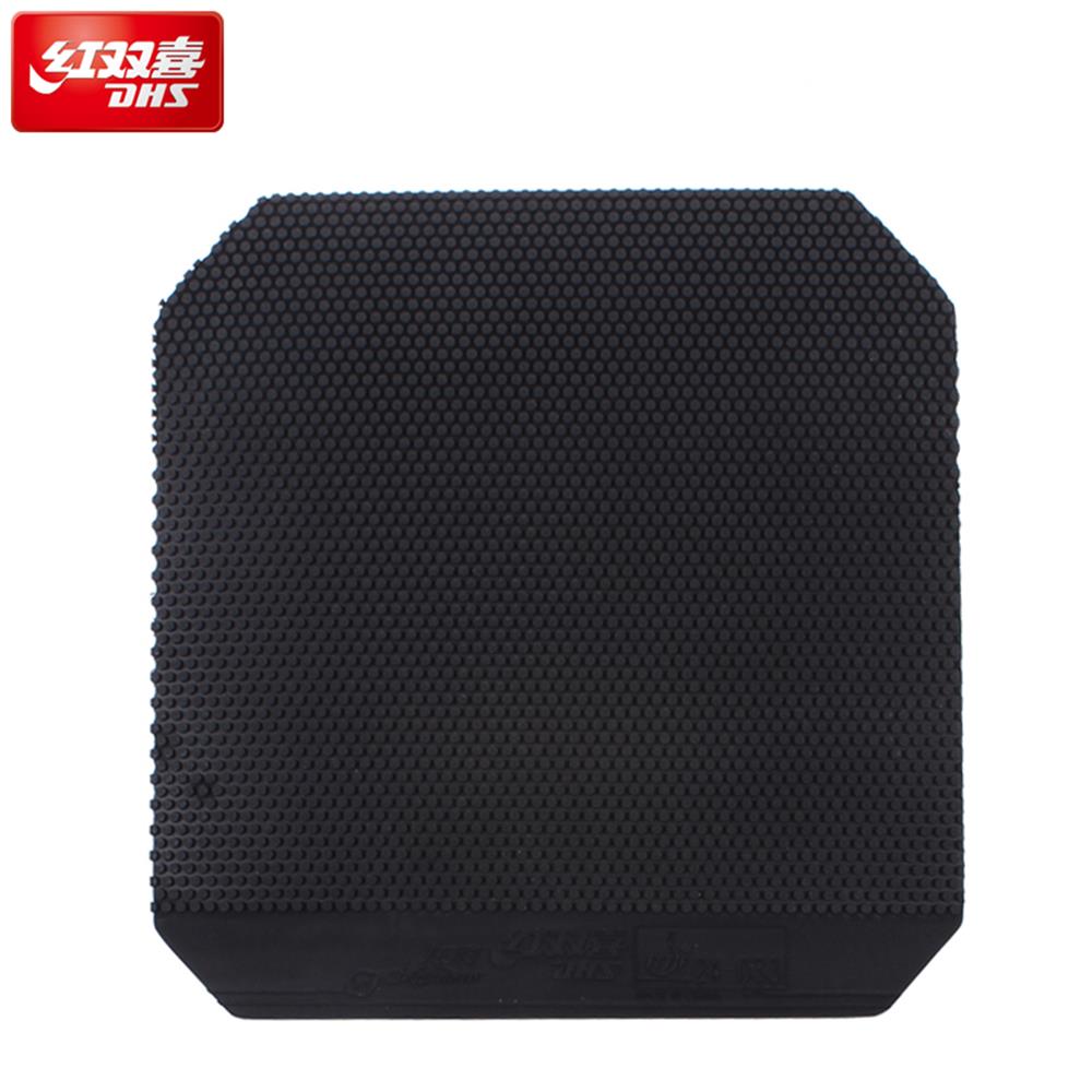 DHS Dragonow Table Tennis Rubber（pimples out rubber）Quick Attack Short Pips-Out Table Tennis (PingPong) Rubber With Sponge: black 2.2