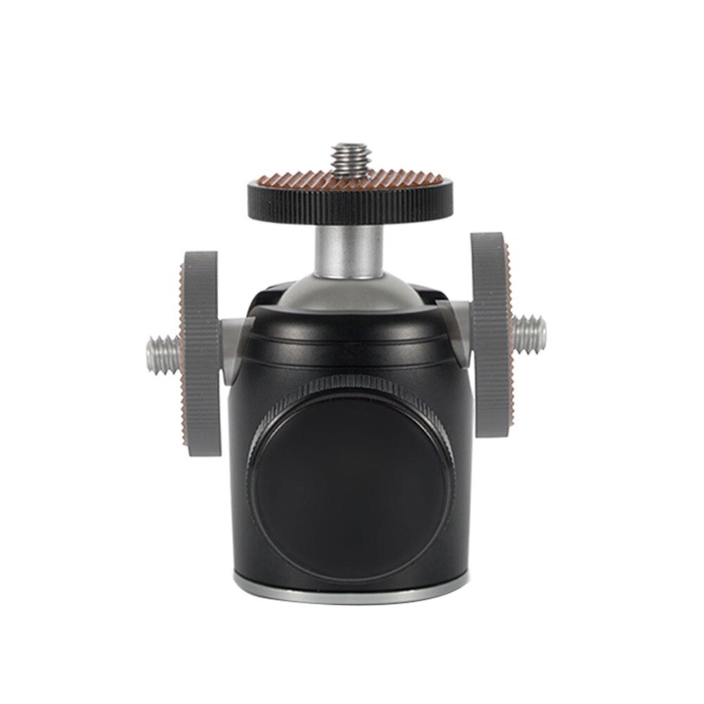 CNC Del Metallo Da 360 Gradi Mini Treppiede Testa Giunto Cardanico Monopiede per Mirrorless Digitale Della Macchina Fotografica Testa A Sfera Del Basamento Adattatore 1/4 Filetto di Vite montaggio