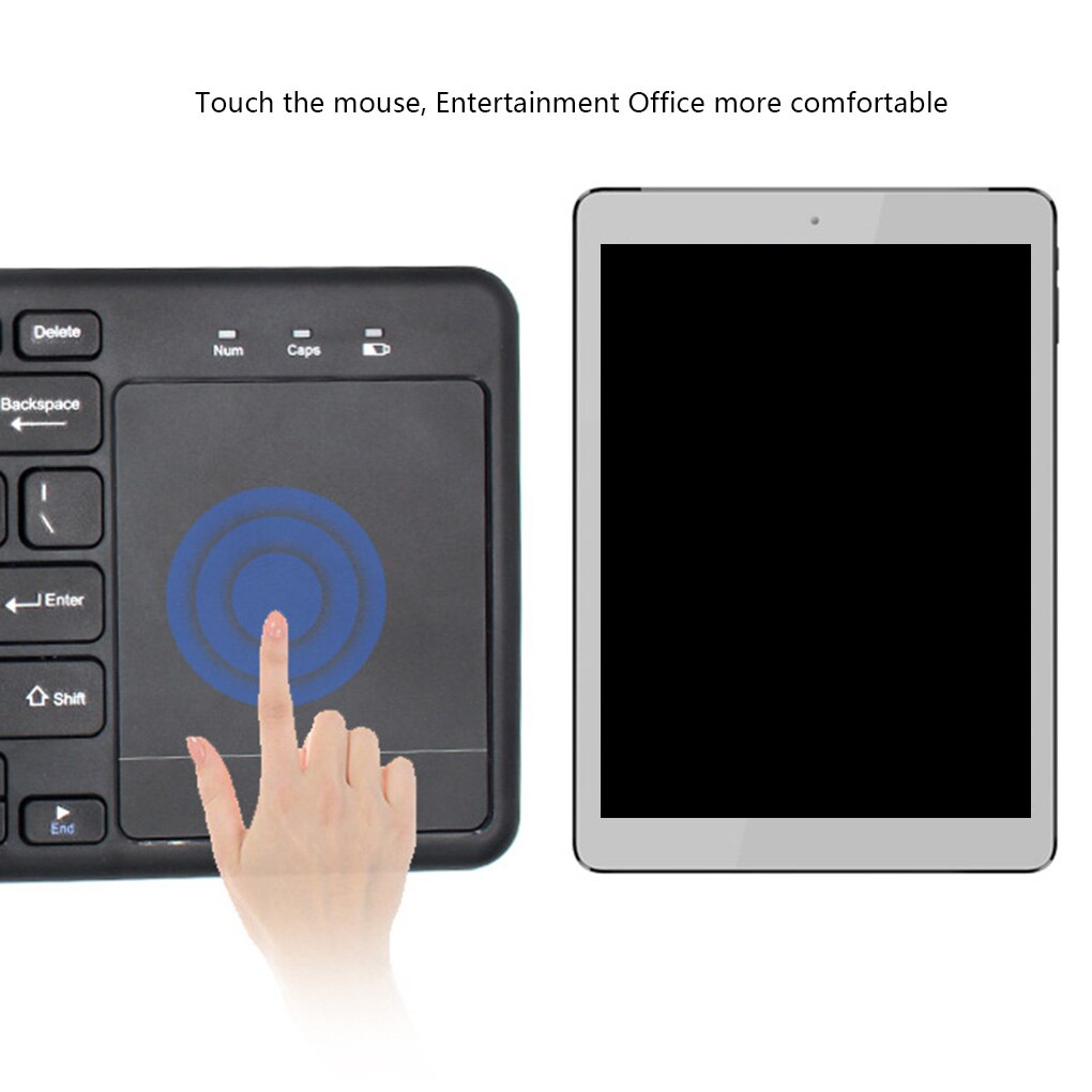 2.4G Wireless Gaming Keyboard Touchpad Home Office Computer Cordless Keypad Touch Control Mouse