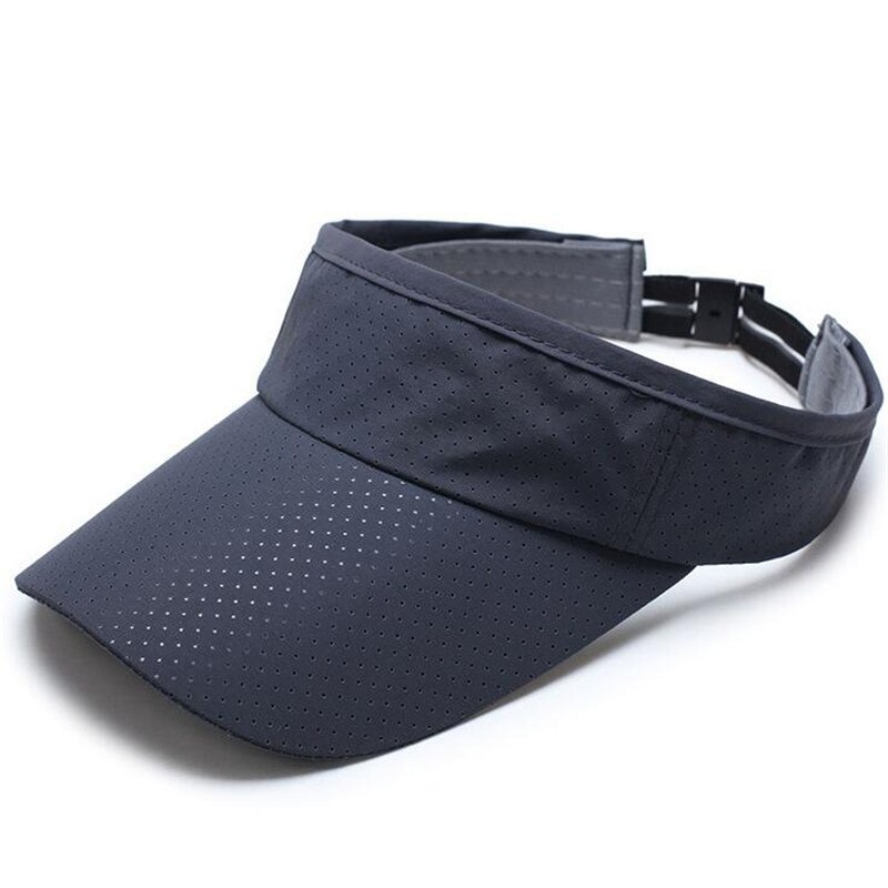 Summer Sun Hat Men Women Breathble Quick-Drying Hat Outdoor Travel Shade Visors Hat Fishing Beach UV Protection Wide Brim Cap: Dark Grey
