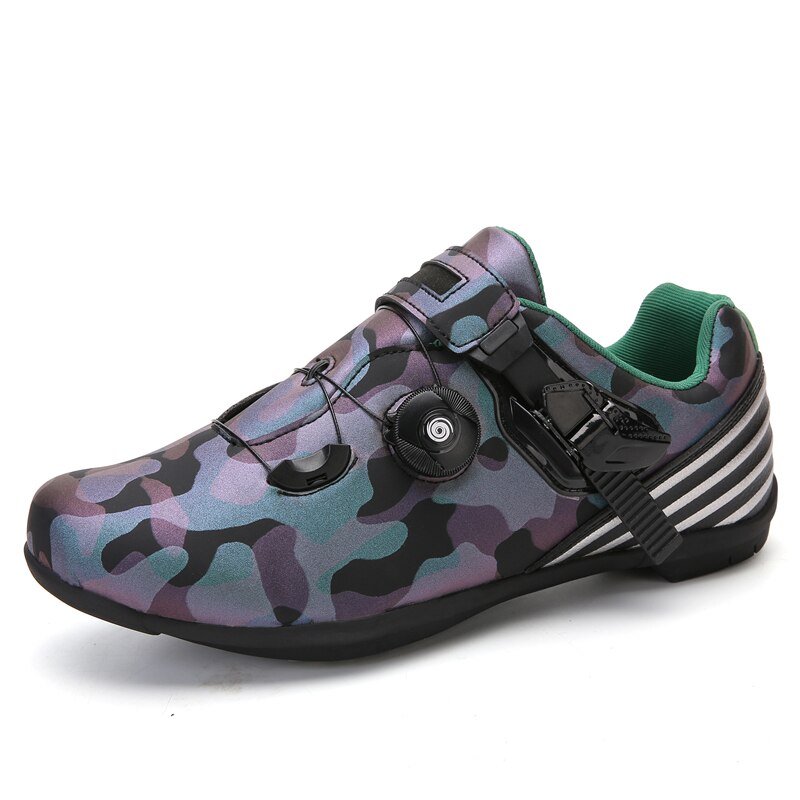 Mannen Fiets Schoenen Road Fietsschoenen Mtb Schoenen Outdoor Camouflage Mannen Mountainbike Schoenen Sapatilha Ciclismo Mtb Sepatu Mtb: green / 9.5