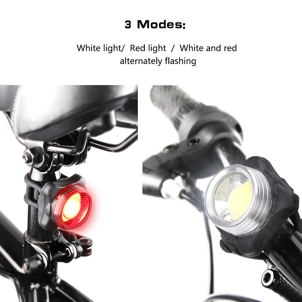 Waterdichte Fiets Licht Usb Opladen Flash Staart Achter Fiets Verlichting Voor Bergen Bike Zadelpen 3 Modes Fiets Lampje