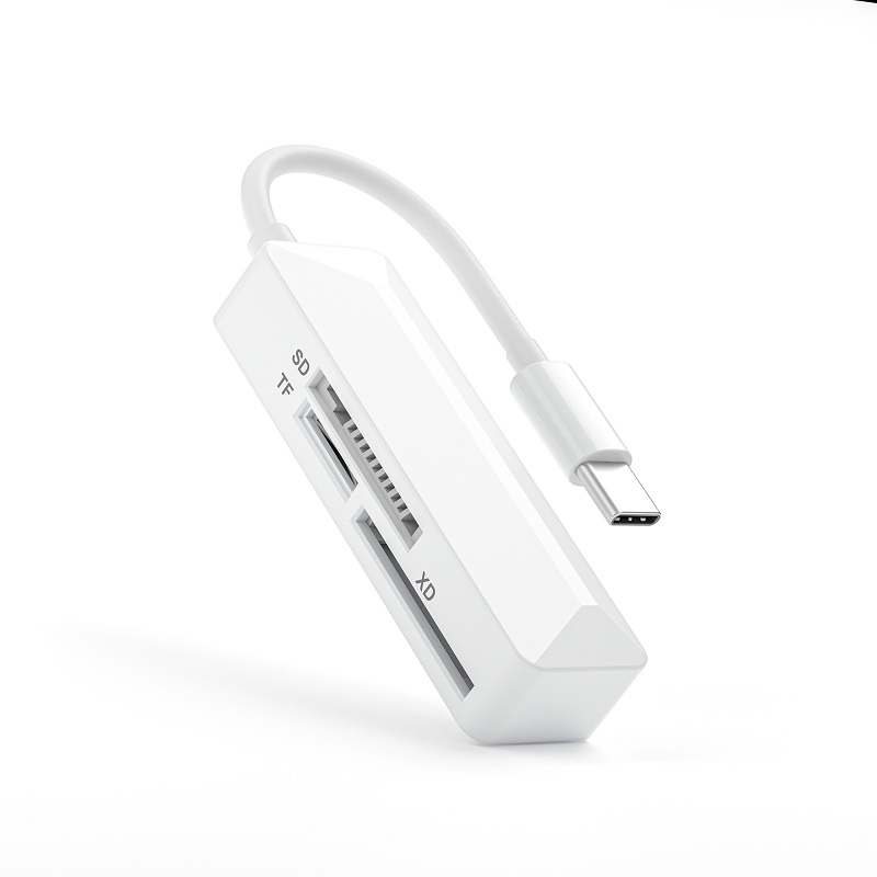 3 in 1 Lightning to XD Card Reader for iPhone XD Memory Card Adapter SD Card Reader ipad XD Picture Card Reader iPhone for TF XD