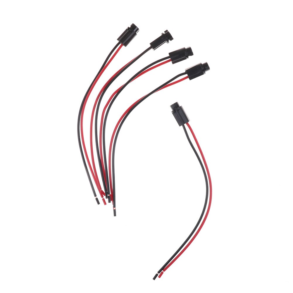 5 stk  t5 led pæreholder fatning til 1.2w w3w led bredde instrument lys  t5 fatning led  t5 fatning stik forlængerledninger sele
