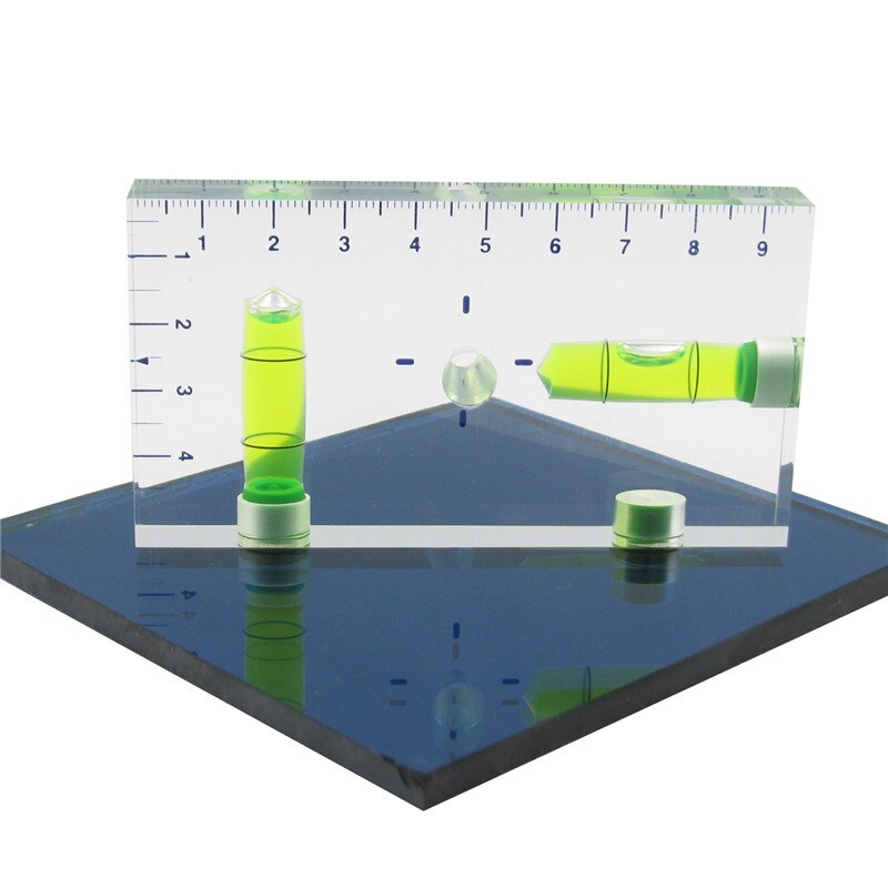 HACCURY – niveau magnétique Transparent de , Mini niveau à bulle avec trois aimants puissants