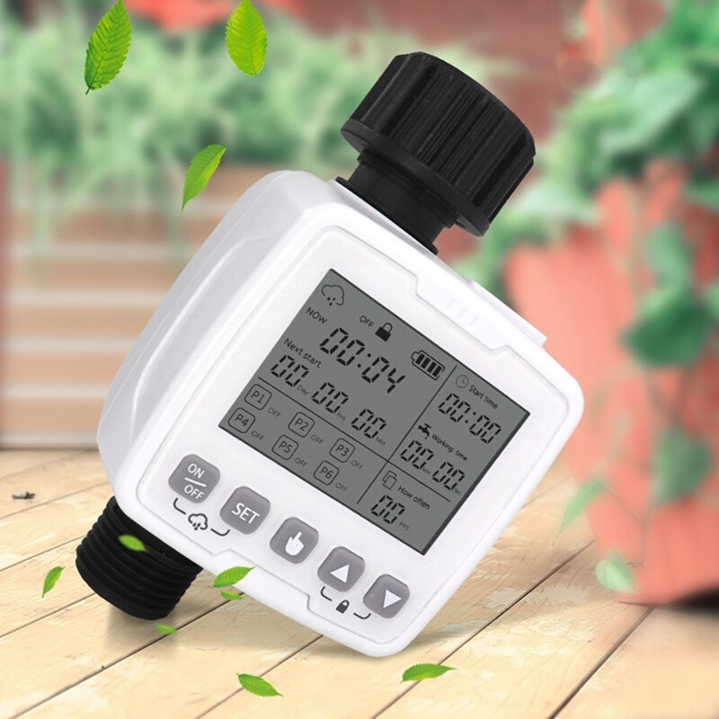 Rain Sensor Watering Controller System Watering Device 6 Programs Digital Irrigation Timer for Garden Automatic