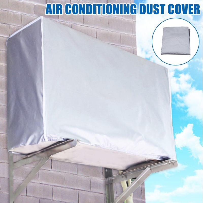 Airconditioner Cover Anti-Dust Anti-Sneeuw Waterdicht Zonneplek Conditioner Protectors Voor Outdoor DIN889