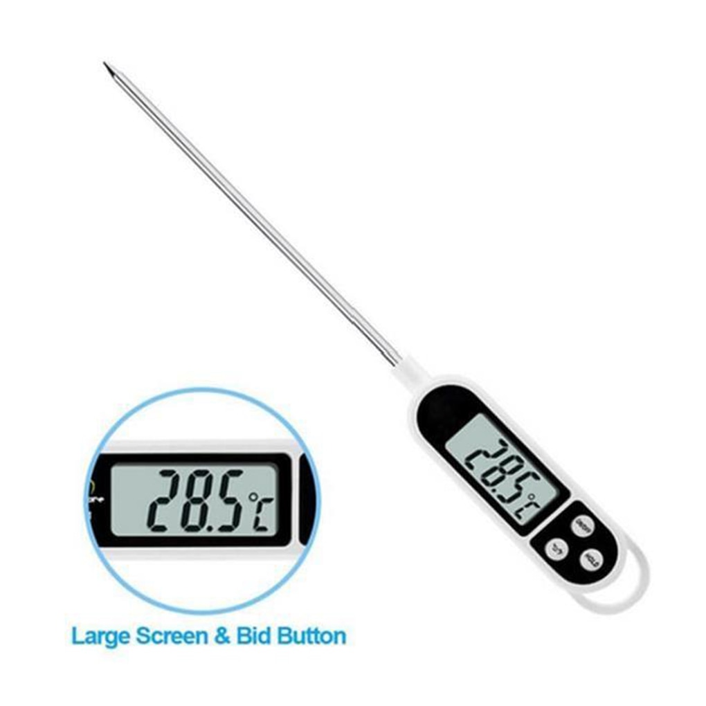 Household Kitchen Liquid Food Oil and Milk Digital Probe Temperature Electronic Thermometer for Cooking