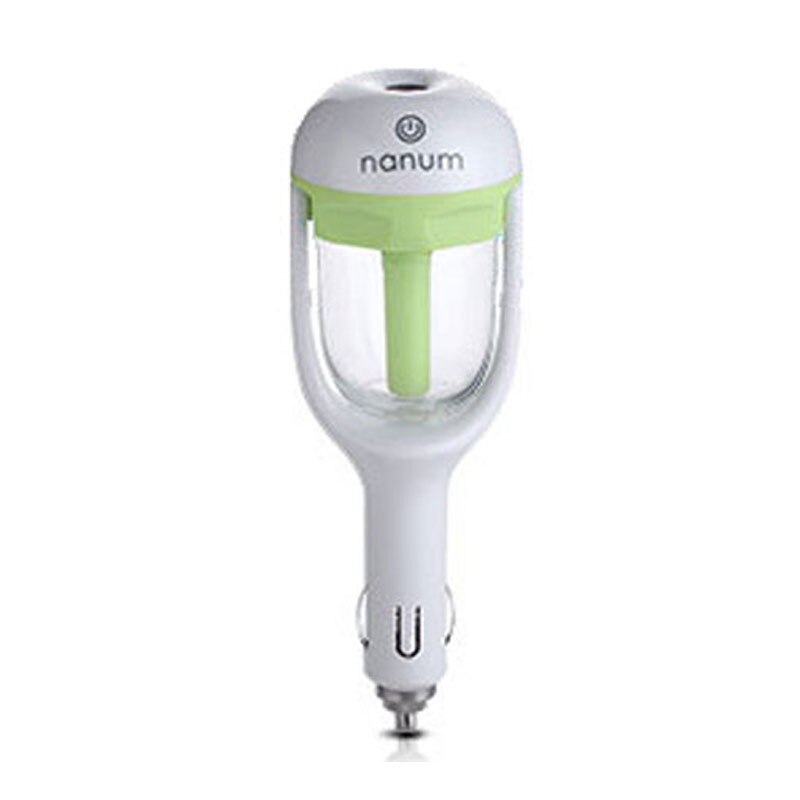 Nanum 12V Car charger air fresheners Aromatherapy Humidifiers Nebulizer Humidifier Mute Home Air Sterilization 1pcs: Green