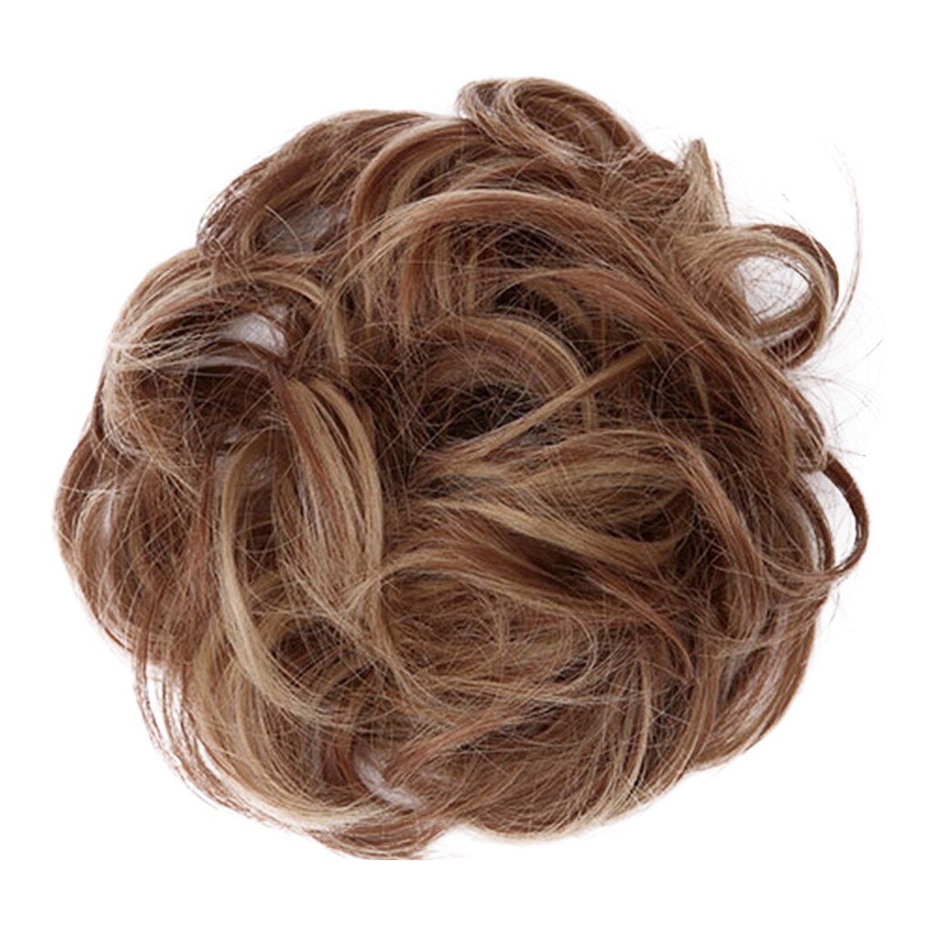 Easy-To-Wear Stylish Elastics Hair Circle Women Girls Hair Circle Hairband Adds Volume Styling Tools Appliances Accessory: C