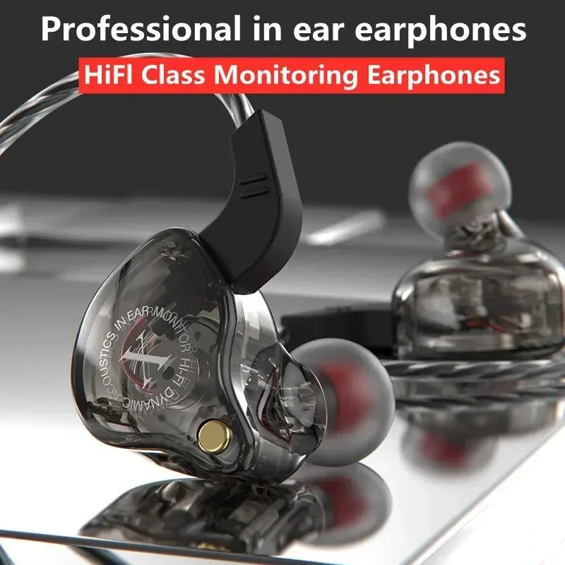 Gamer-Écouteurs filaires dynamiques X2, écouteurs HiFi, écouteurs RapBass, écouteurs intra-auriculaires, moniteur de jeu, casque antibruit sport, micro