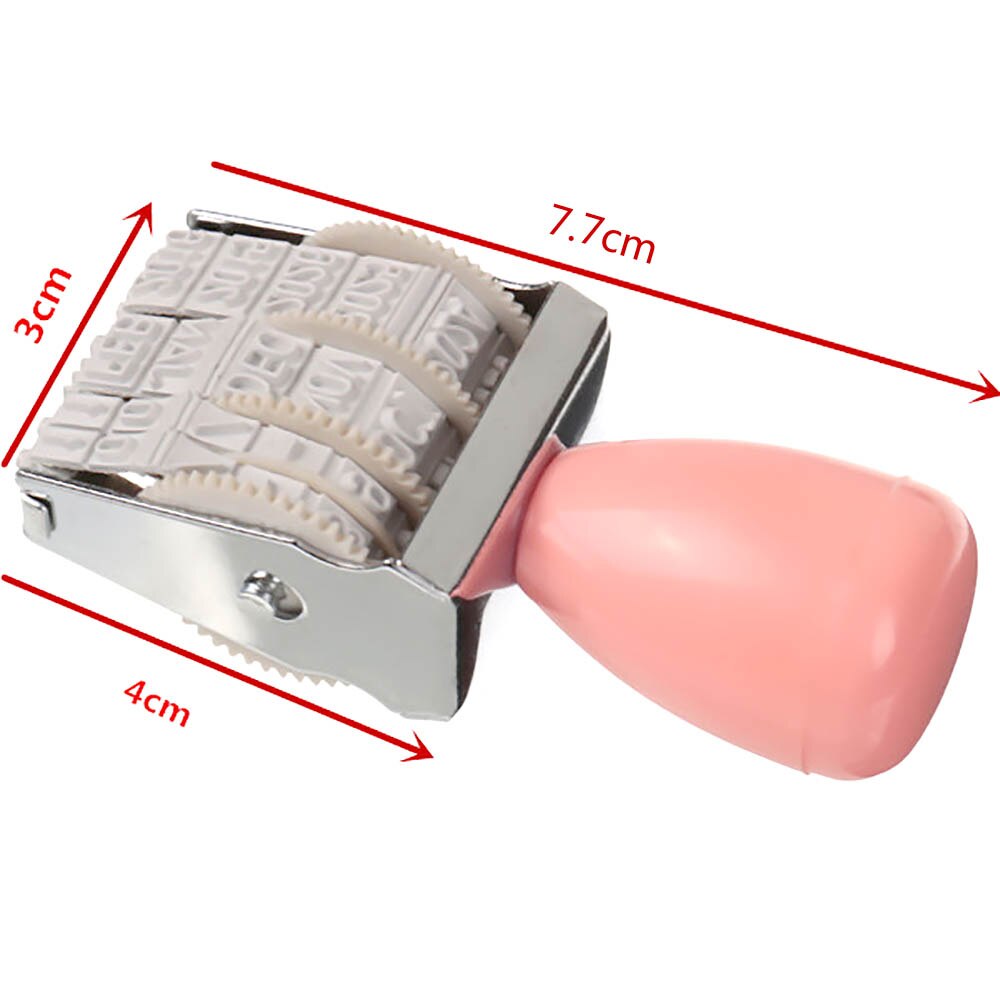 Rolling date stamp Vintage Monthly Month Year Date Home Album Iron Plastic