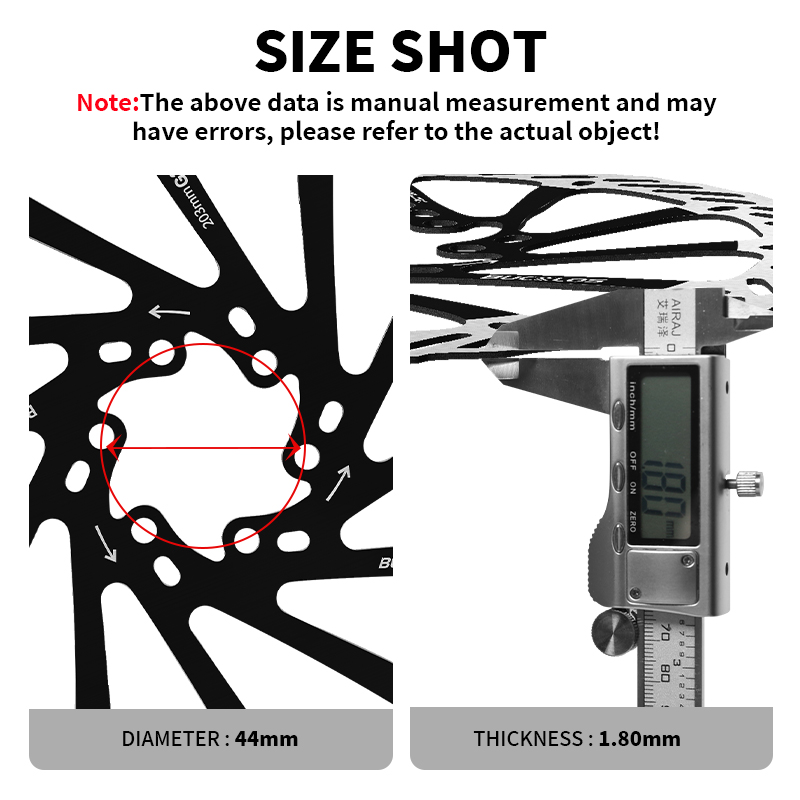 BUCKLOS G3CS Rotor 160MM 180MM 203MM Bicycle Disc Brake Rotor Bike Hydraulic Brakes Rotor High Strength Road MTB Rotors 160