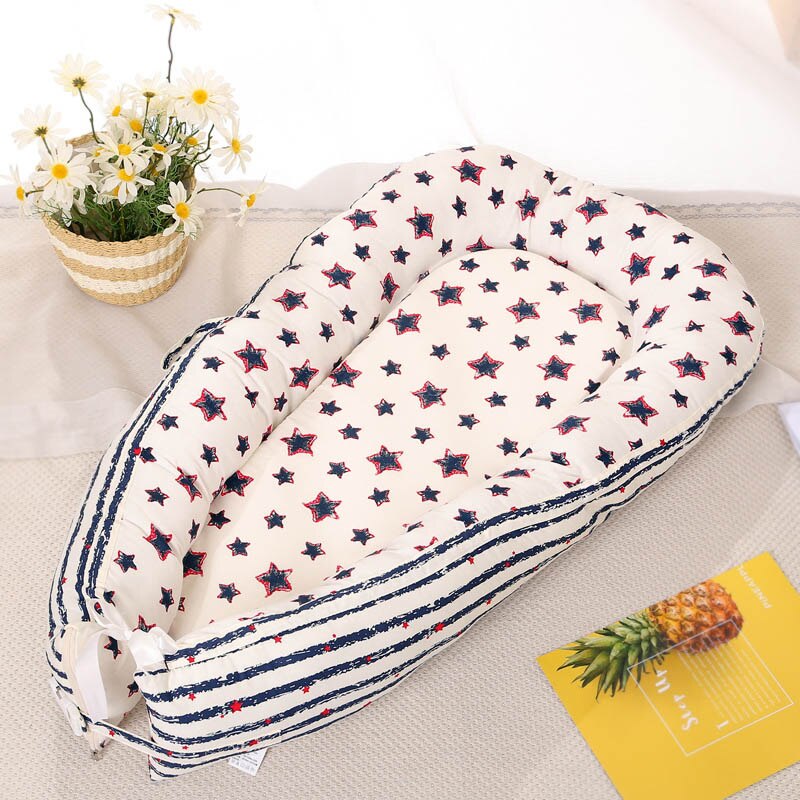 Baumwolle Tragbare Baby Schlaf Nest Stubenwagen bionisch Baby Kinderbett Bett Tragbaren Abnehmbaren Und Waschbar Krippe für Neugeborene 0-36 monate: 11
