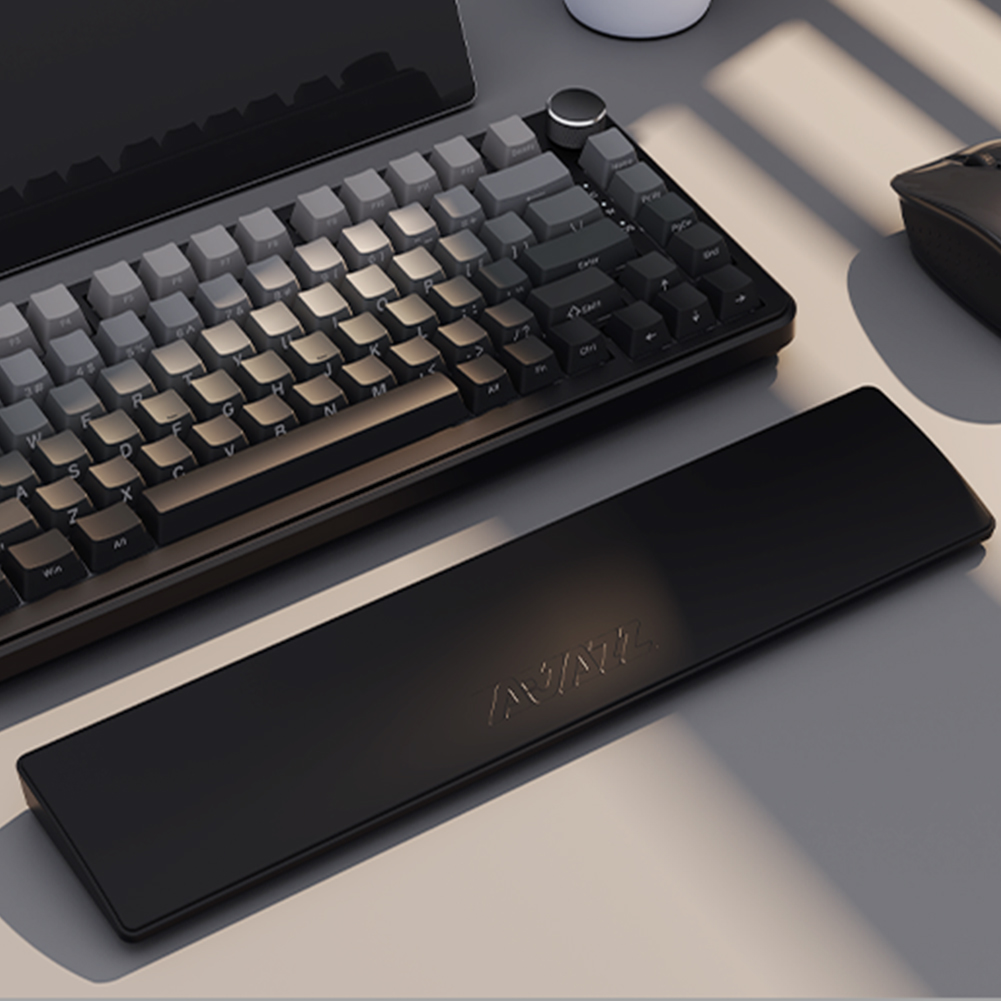 Handgelenkauflage für Gaming-Tastatur, ergonometrisches Memory-Schaum, rutschfestes Gummi, stabile Basis, Handballenauflage, 81 Tasten, Tastatur-Handstütze