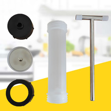 Vuller worstvuller maker zelfgemaakte handbediende roestvrijstalen keuken thuis