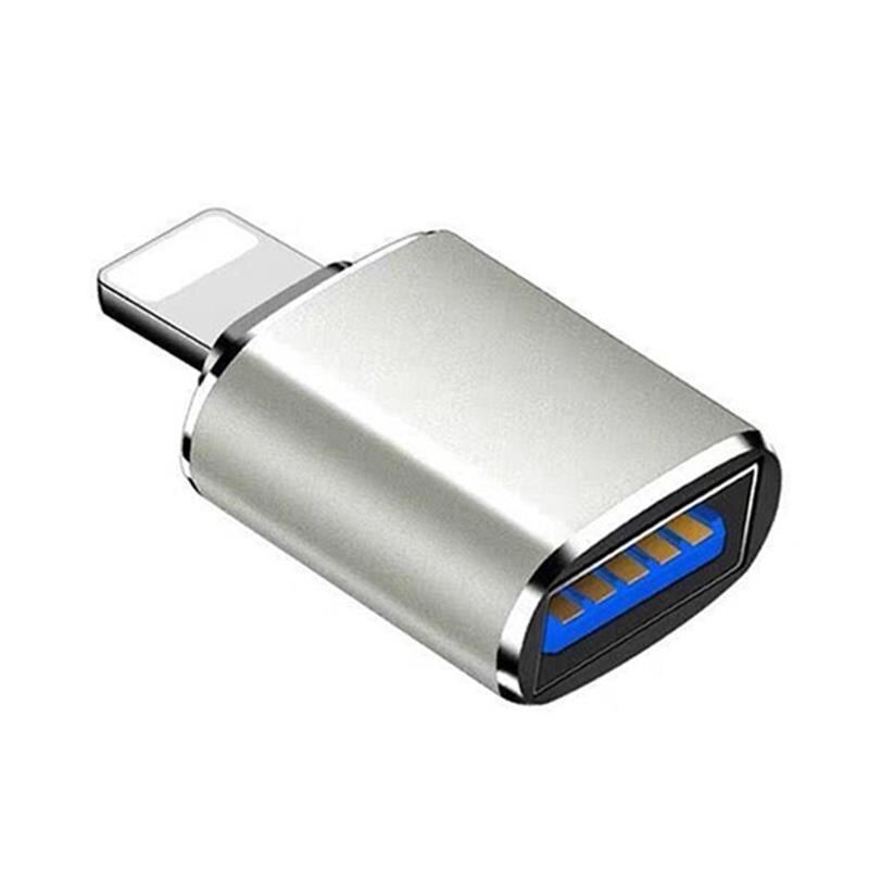 Adaptador USB OTG Lightning macho a USB3.0 iOS 13, adaptador de carga para iPhone 11 Pro XS Max XR X 8 7 6s 6 Plus iPad