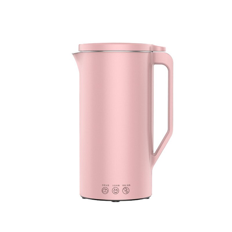 Sojamjölk maskin juicer automatisk uppvärmning filterfri sojabönor vegan mjölkjuice maker köksredskap 110v/220v: Rosa / Oss