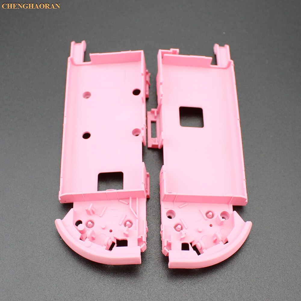 1pair Battery Holder Bracket Shell Cover for Nintend Switch Joycon Controller Middle Frame Case For Switch NS Joy-Con: A Pink