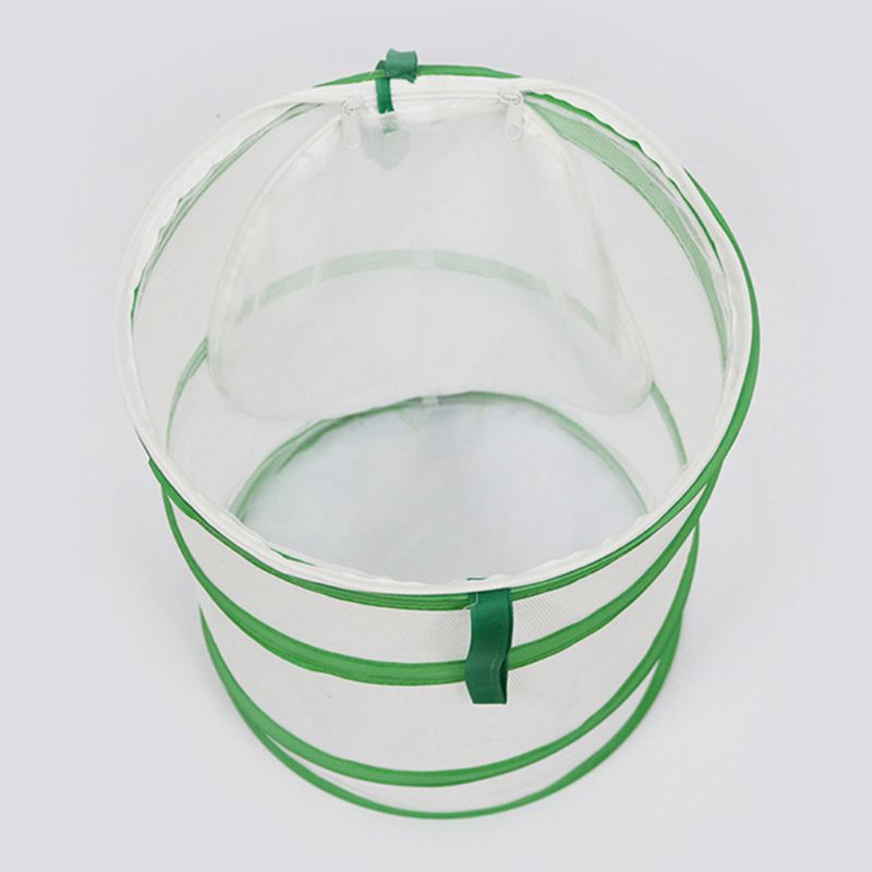 Folding Butterfly Habitat Cage Portable Insect Terrarium Outdoor Insect Viewer Q39B