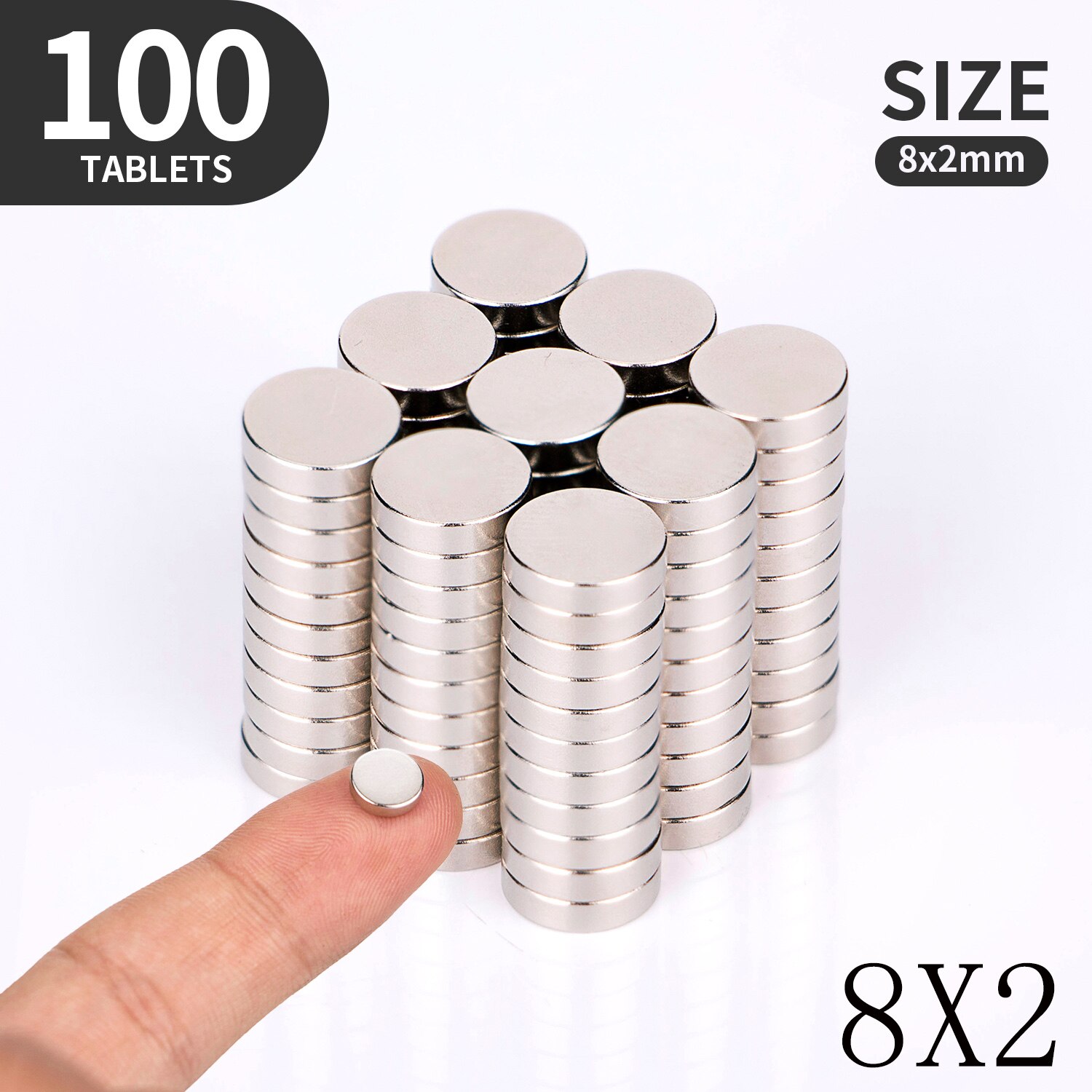 10 16 40PCS/Lot 8x2 10x2 12x2mm Magnet Strong magnets Rare Earth Neodymium Magnet Round Magnet Small Round Magnet