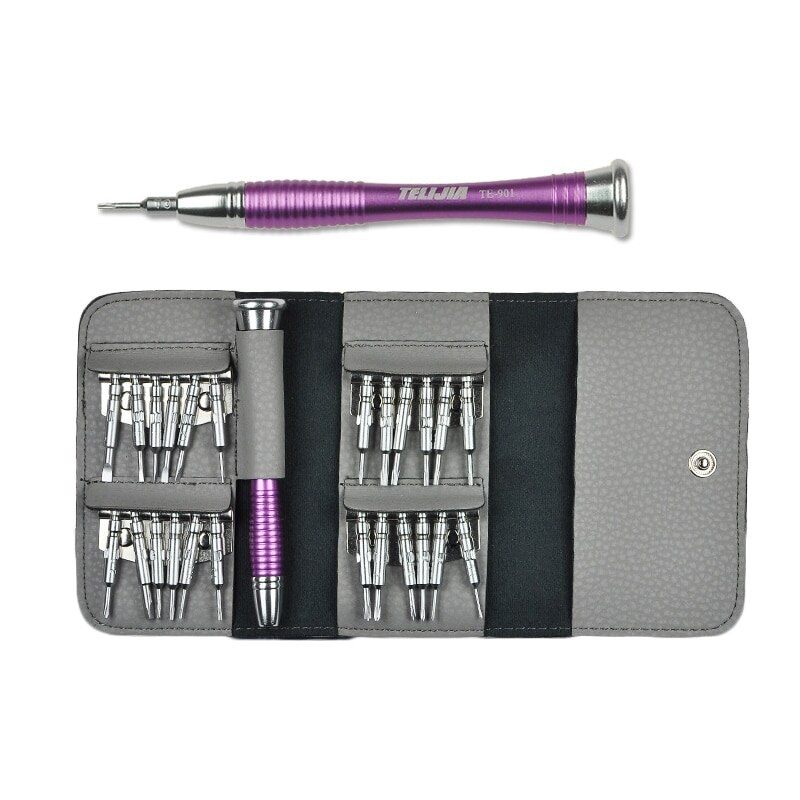 25 in 1 Precision Torx Screwdriver Cell Phone Wallet Repair Tool Kit for Mobile Phone Cellphone Electronics PC