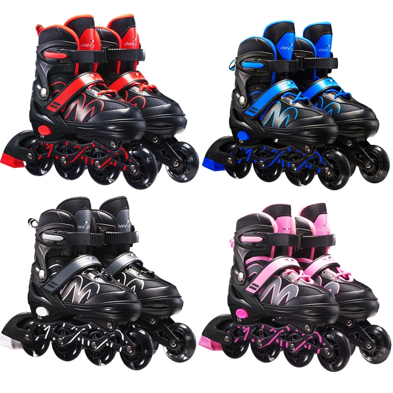 Inline Skates Schoenen Rolschaatsen Sneakers Rollen Voor Jongens Meisjes Beginner Volwassen Kids Skates Inline Rolschaatsen 4 Wielen