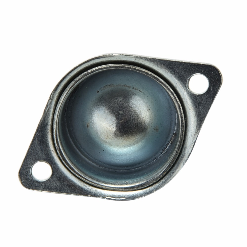 Top 1 stk drejelig sølvmetal tyrhjul universal overførsel rundt kuglehjul kuglehul