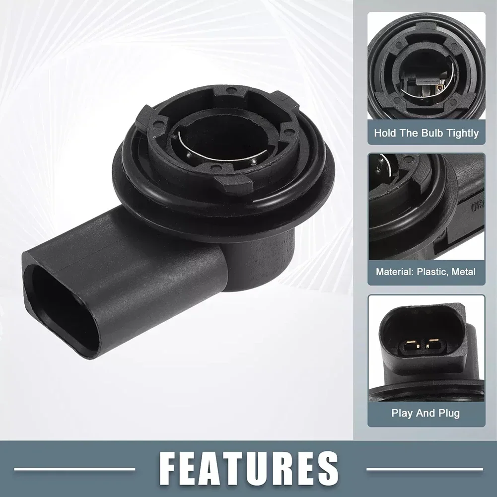 Luz de coche-P21W bombilla portalámparas accesorios de enchufe 6R 0953123 A para accesorios de conector de soporte de lámpara de Base de luz de coche de Golf