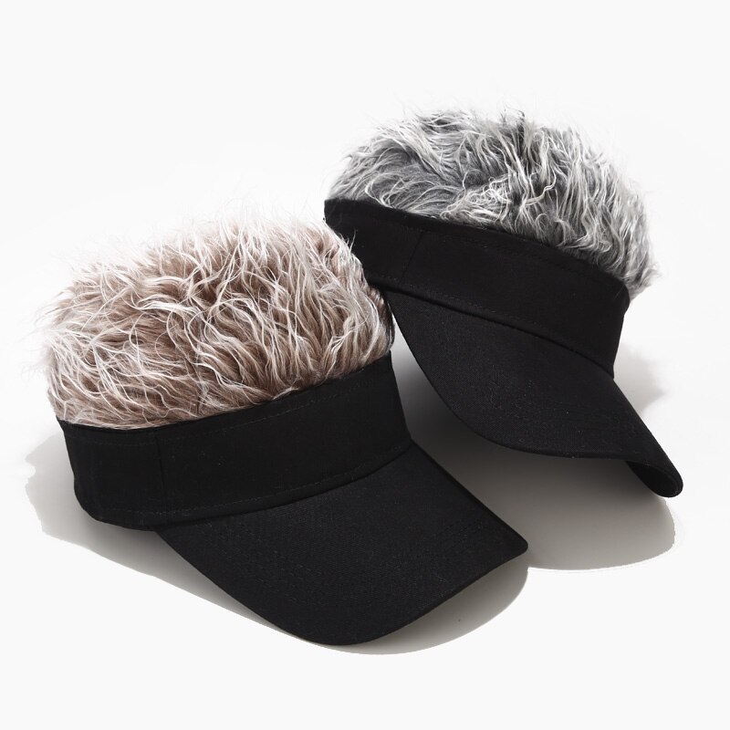Gorra de béisbol con pelo con pinchos para hombre y mujer, gorro de béisbol con visera ajustable, estilo Casual, conciso, para verano y otoño,