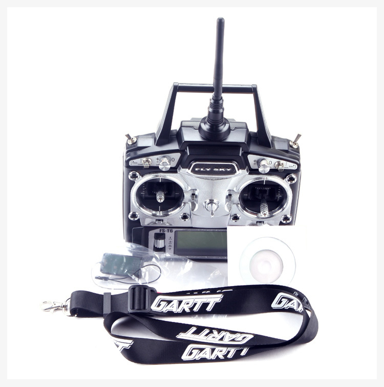 FlySky FS-T6 FS T6 2.4G Digital 6 Channels Transmitter & Receiver RC Radio Mode 2