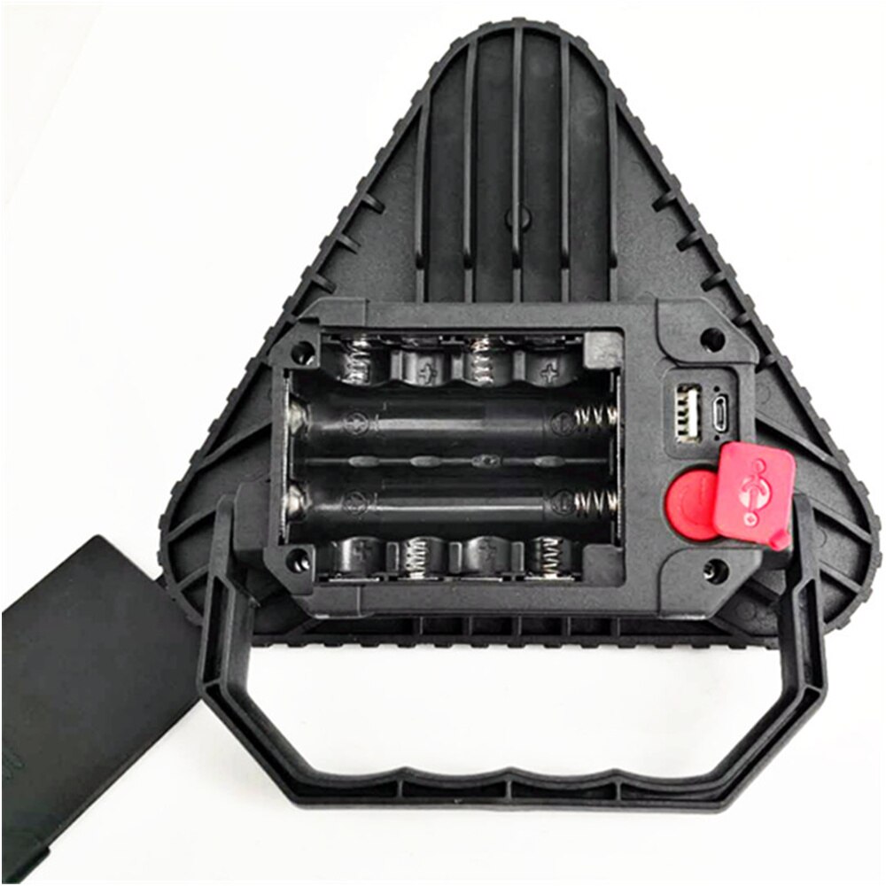 3 COB Triangle Warning Light 30W 1500LM LED Work Light Portable LED Flood Lights for Outdoor Camping Hiking Repairing