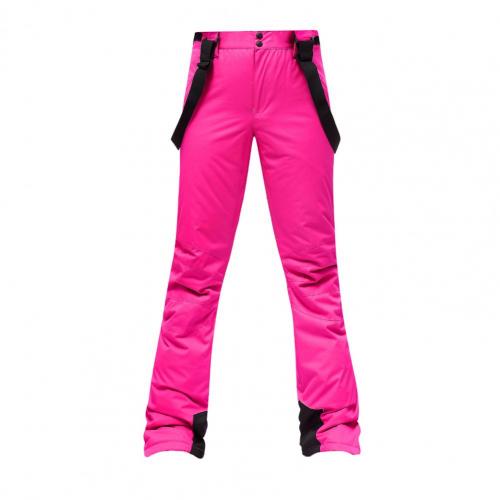 Snow Ski Pants Waterproof Insulating Protection Smooth Surface Women Windproof Breathable Snow Ski Pants for Snowboarding: Rose Red / S