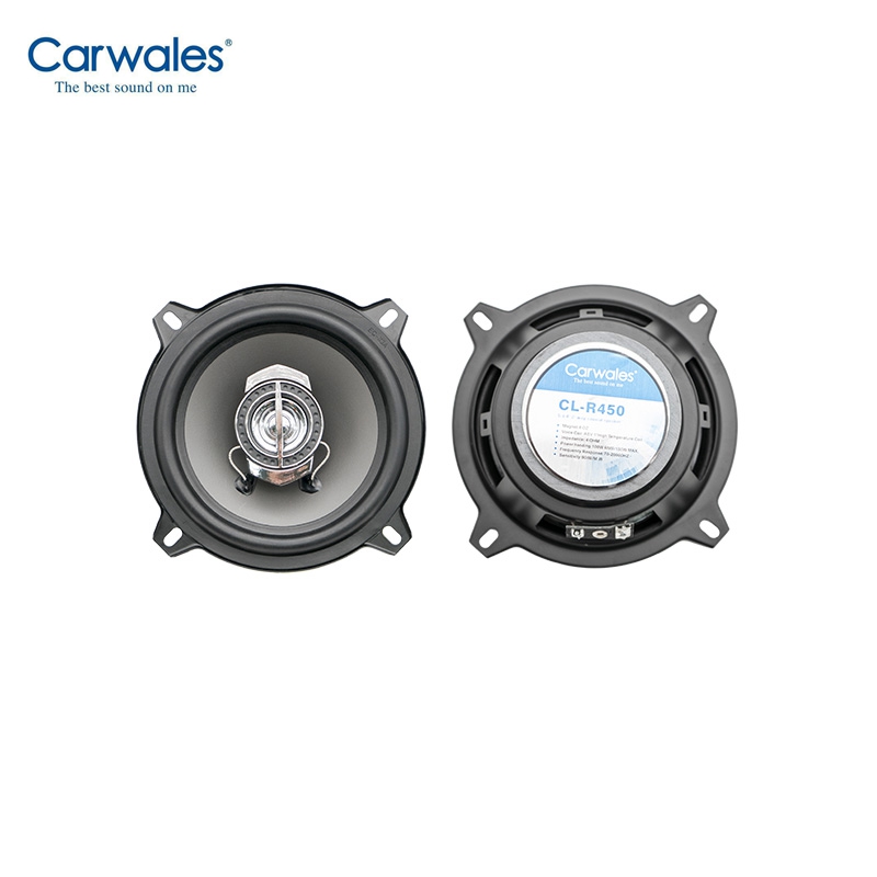 2 Haut-Parleurs Voiture 3,5 Pouces 200W Coaxial - Stéréo HiFi Pour Porte Ou Tableau De Bord
