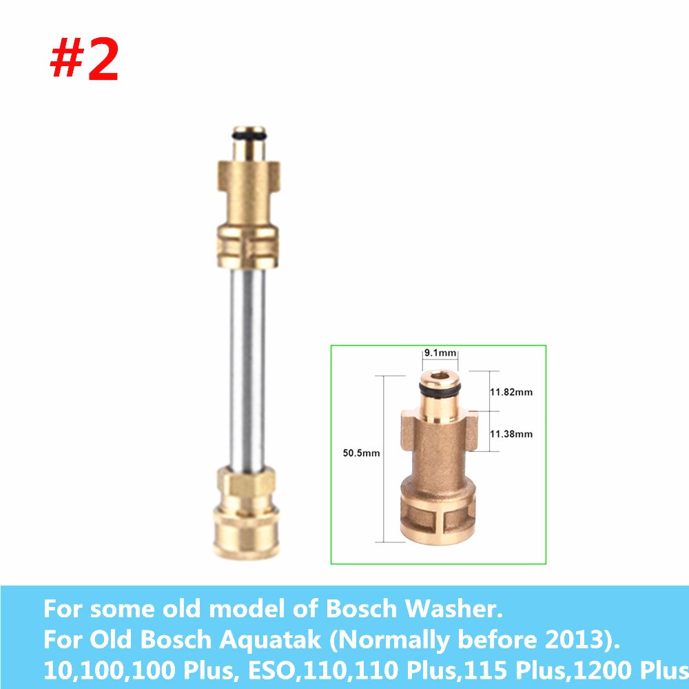 Hnyrusy przedłużacz lanca G1/4 "szybka złączka do myjka ciśnieniowa Adapter do Karcher Interskol LAVOR: Type 2
