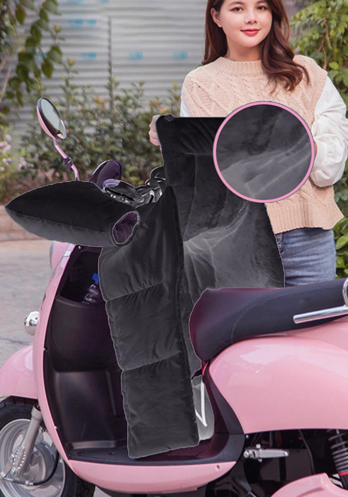 Cubierta de pierna para Scooter, cubierta de delantal de vuelta para motocicleta con Muffs de manillar, cubierta impermeable a prueba de viento para manta de Scooter de invierno