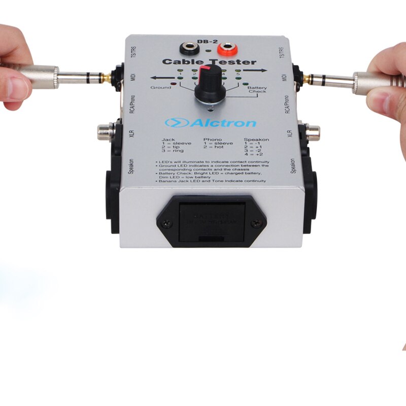 Alctron DB-2 Line Tester o Cable Signal Test Instrument o Engineering Line Tester
