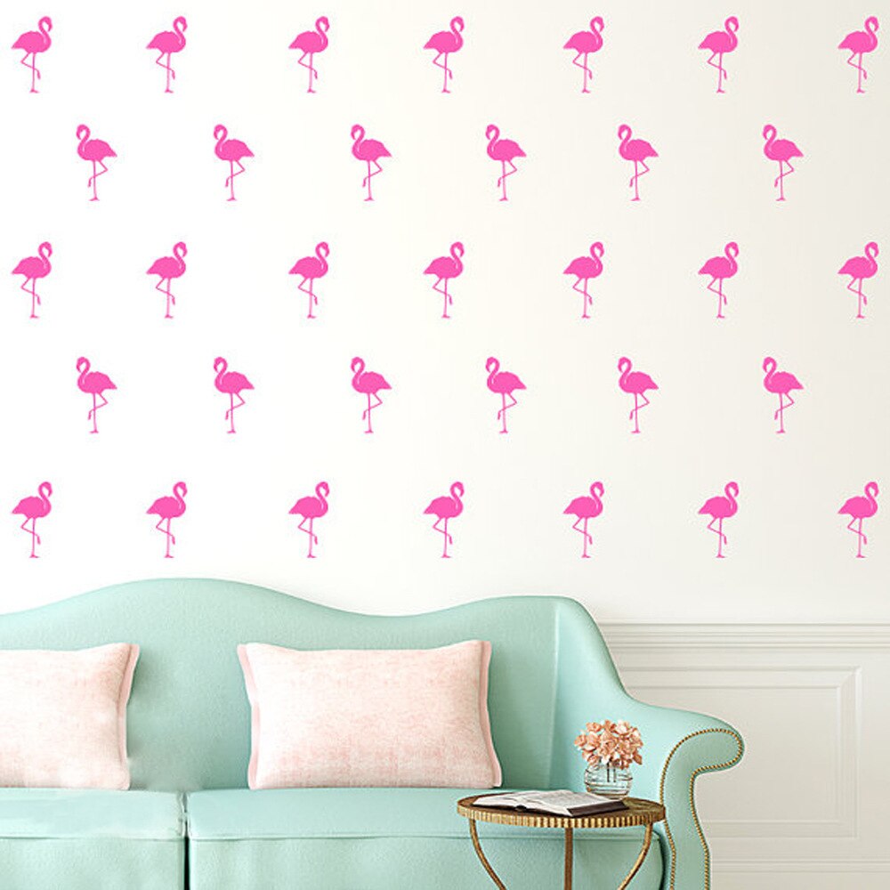 Flamingo seinätarrat lastenhuoneeseen vauvan lastentarha makuuhuone lasten seinätarra eläin sarjakuvataide seinätarra juliste