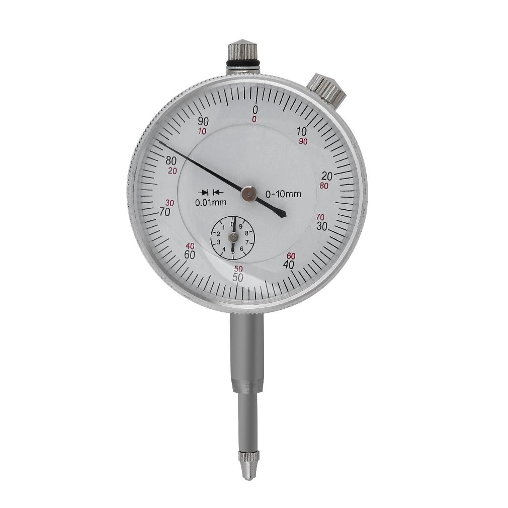 0-10mm 0.01mm Precision Dial Indicator Accuracy Gauging Tools Pointer Measure Instrument for Concentricity of Principal Axis