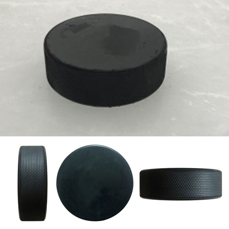 1pc ishockey puck international standard spil hockey gummi pucke bærbare gummibold spil hold sport træningstilbehør