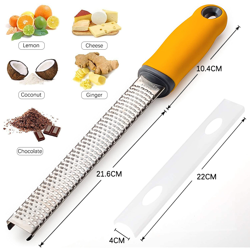 Cheese Shredder Grater 304 Stainless Steel Kit Lemon Zester Grater Cheese Board Set Hand Held Kitchen Cooking Tools