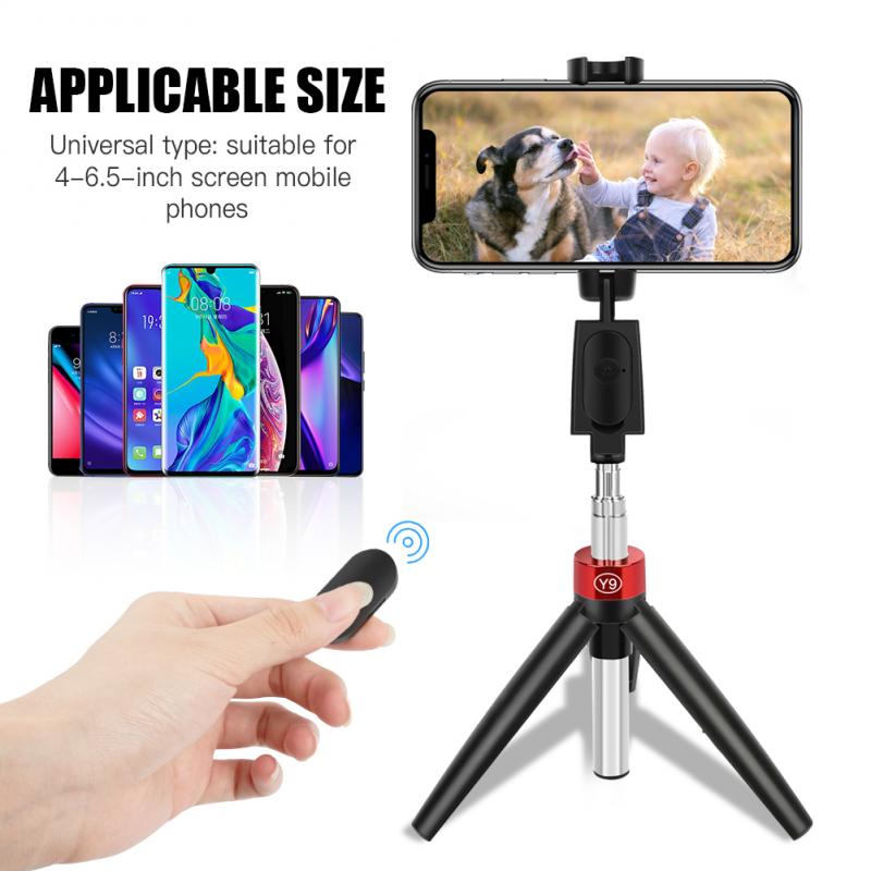 3 In 1 Selfie Stick Met Statief Mobiele Telefoon Houder Y11 Draadloze Bluetooth Statief Selfie Stick Voor Iphone Huawei Samsung