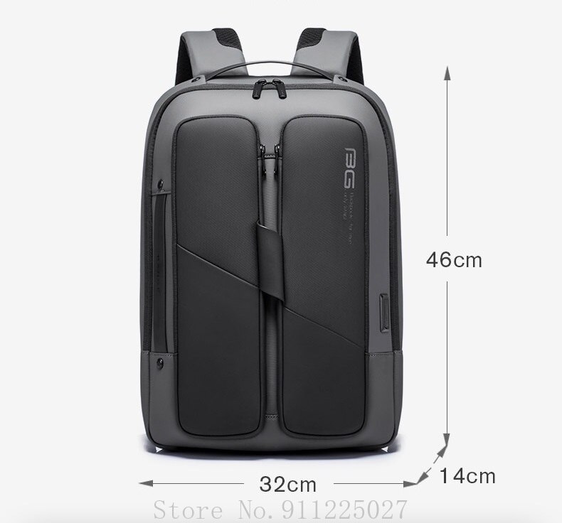Xiaomi-mochila de negocios de , bolso de hombro para ordenador de 15,6 pulgadas, con carga USB, resistente al agua, para viaje, Moto y motociclista