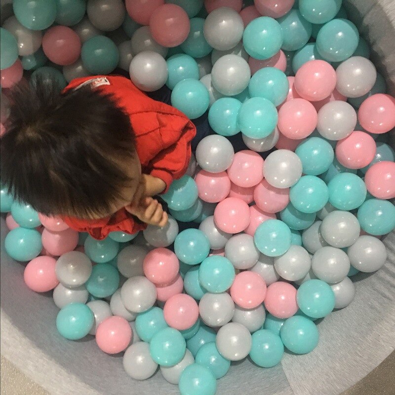 100pcs/lot Environmental Safe Pearl Soft Water Pool Ocean Toy Ball Baby Funny Toys Air Ball Pits Outdoor Fun Sports